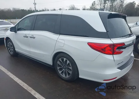 2023 Honda Odyssey Ex-L from USA, damaged, VIN 5FNRL6H6XPB035974